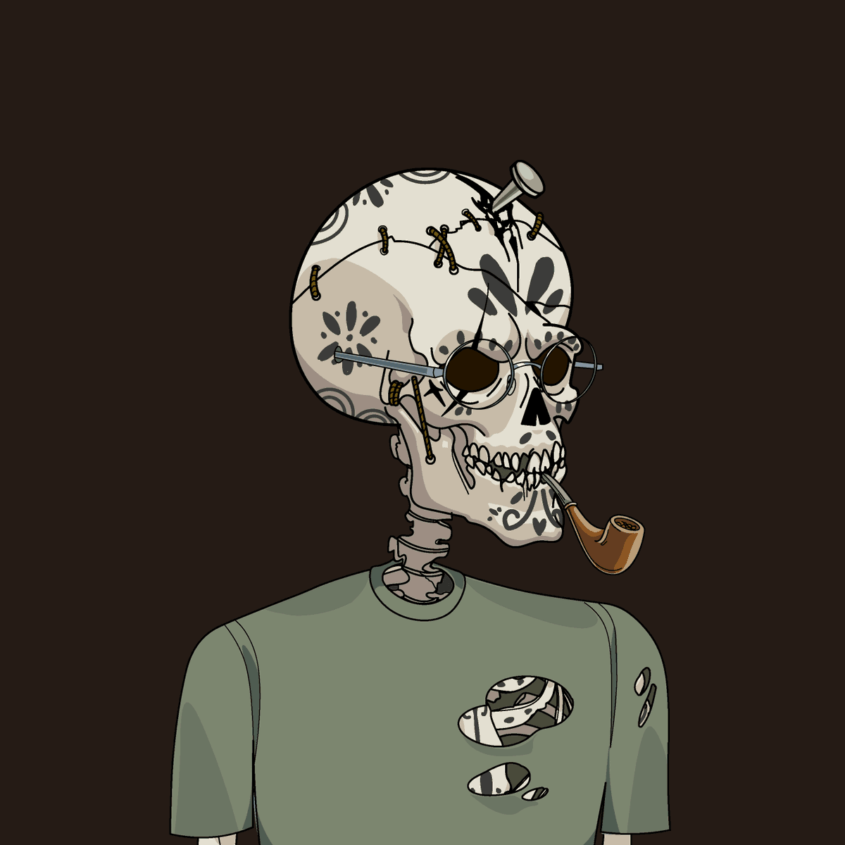 Finally got to join <a href="/WickedCraniums/">Wicked Craniums</a> , this guy was just waiting for me 💀 
Shout out to all the <a href="/DeathbatsClub/">Deathbats Club</a> hyping up the club, stoked to have joined!