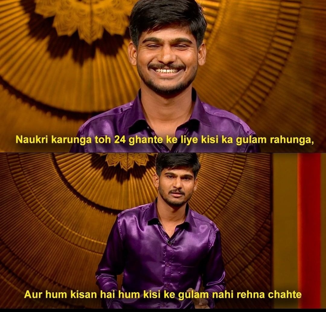 This is Kamlesh inspiration for new Indian youth

#SharkTankIndia #SharkTankIndiaOnSonyTV #SharkTankIndiamemes #startups #startupbusiness #startupfounder