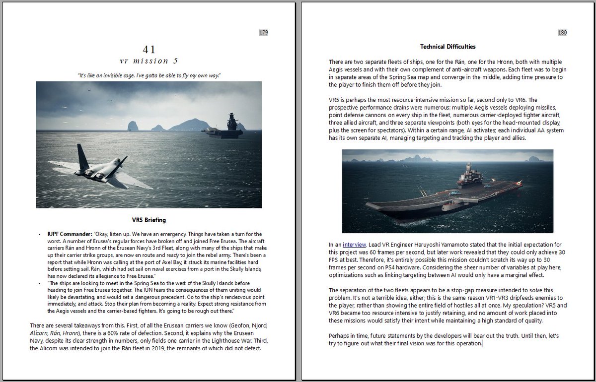 KeystoneWolf's tweet photo. Another excerpt from #CutCombat, pg. 179-180, regarding #AceCombat 7's cut VR Mission 5. The extracted audio of the mission briefing can be located on my YouTube channel! Link below!
https://t.co/9wFvj9Q3w6
ALL AHEAD FULL! This data train has no brakes! https://t.co/O3bSzkuIlj