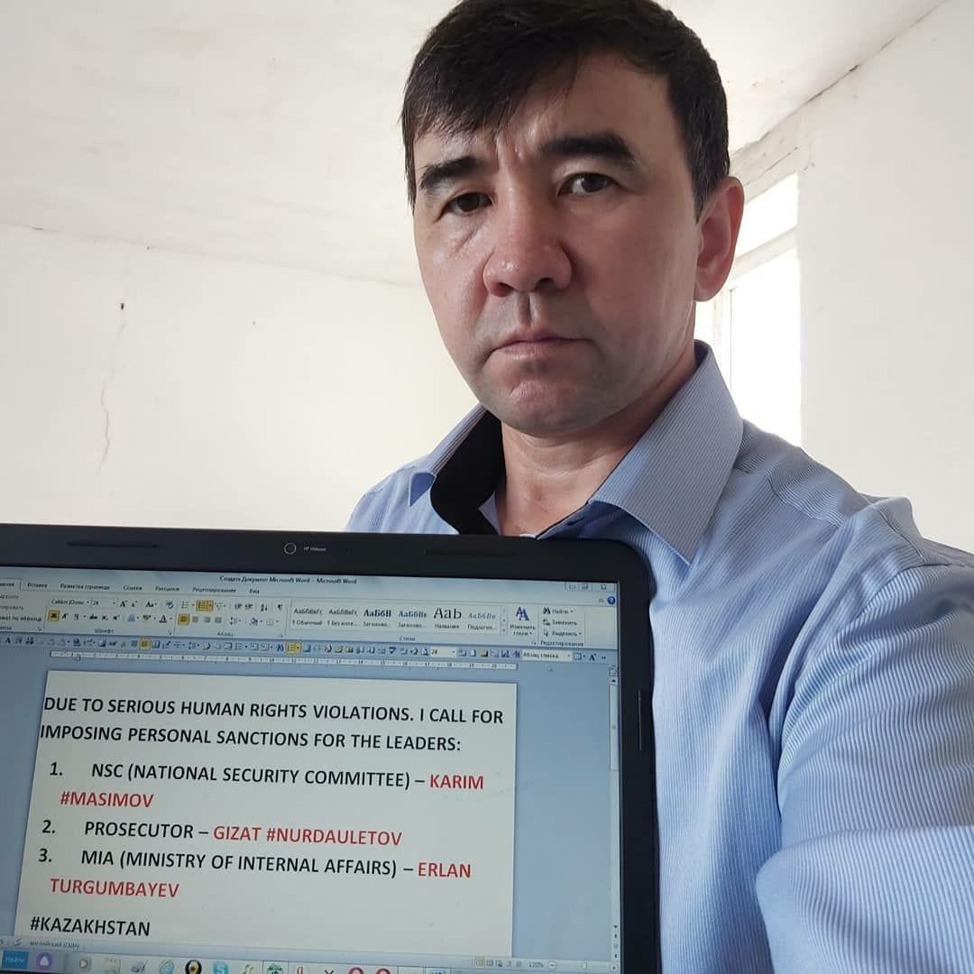 SayaKurmanGali's tweet photo. 1/6

❗ FREEDOM FOR ASKAR KAIYRBEK
18 January 2022 #Petropavlovsk
On 19 January at 18:00, at the #Petropavlovsk City Court there will be a court hearing on the application  for parole of political prisoner Askar #KAIYRBEK. 

@USRepKeating 
@RepCicilline 
@RepAndyLevin https://t.co/wHcNbZtQIx