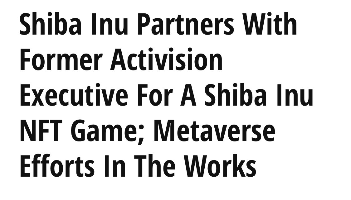 macrobla's tweet image. ‼️SPREADING AWARENESS‼️

Activision exec oversaw the creation of…

1. COD (3rd highest-grossing video game franchise)🔫

2. Candy Crush (6th high-grossing mobile game) 🍬 

He is now LEADING the CREATION of #SHIB’s NFT game 👾

Yet they still swear we are just a meme coin 😂🤣
