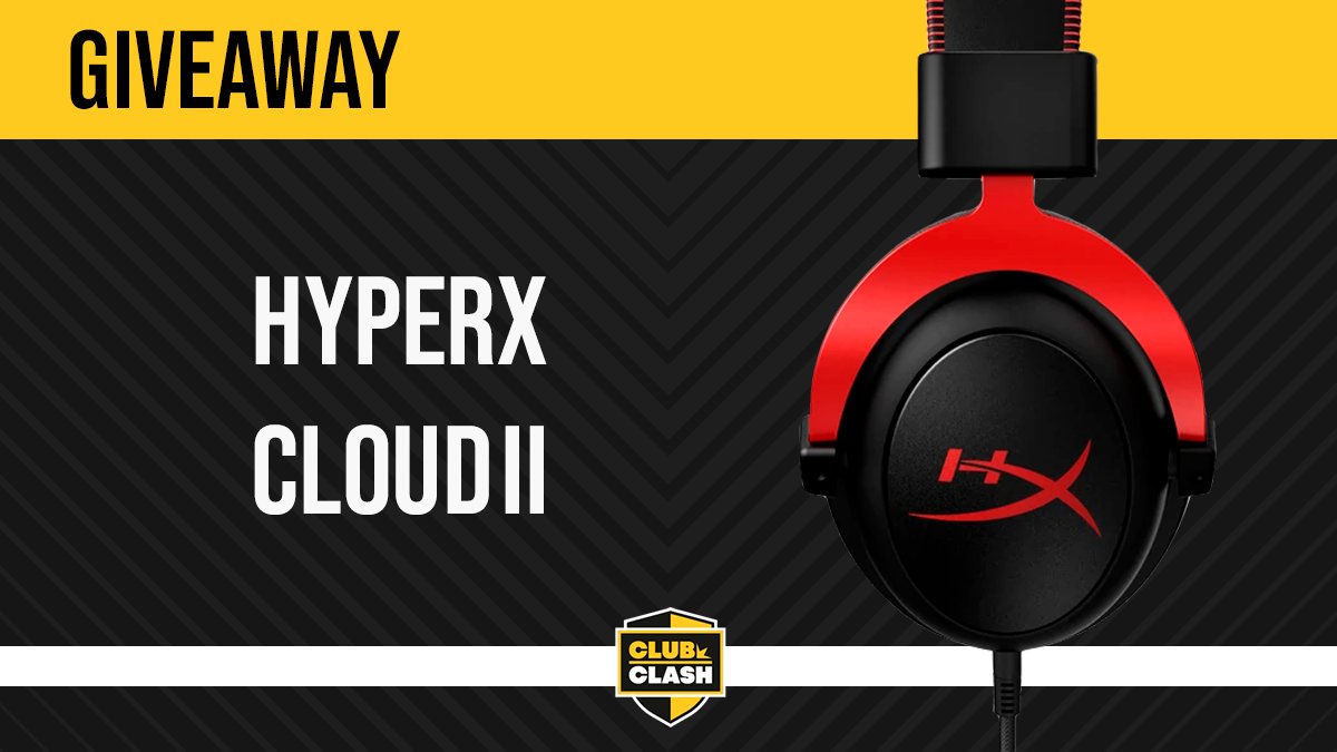 ClubClash_'s tweet photo. Need an extra set of ears? We got you covered.

We're giving away a @HyperX Cloud II headset to help  up your game.

Make sure you Follow, Like and RT to enter. Winner will be announced on 1/24 10AM CST!

Learn more about Club Clash at https://t.co/SUwB7Wq5e2 https://t.co/ZAhjz9elHZ