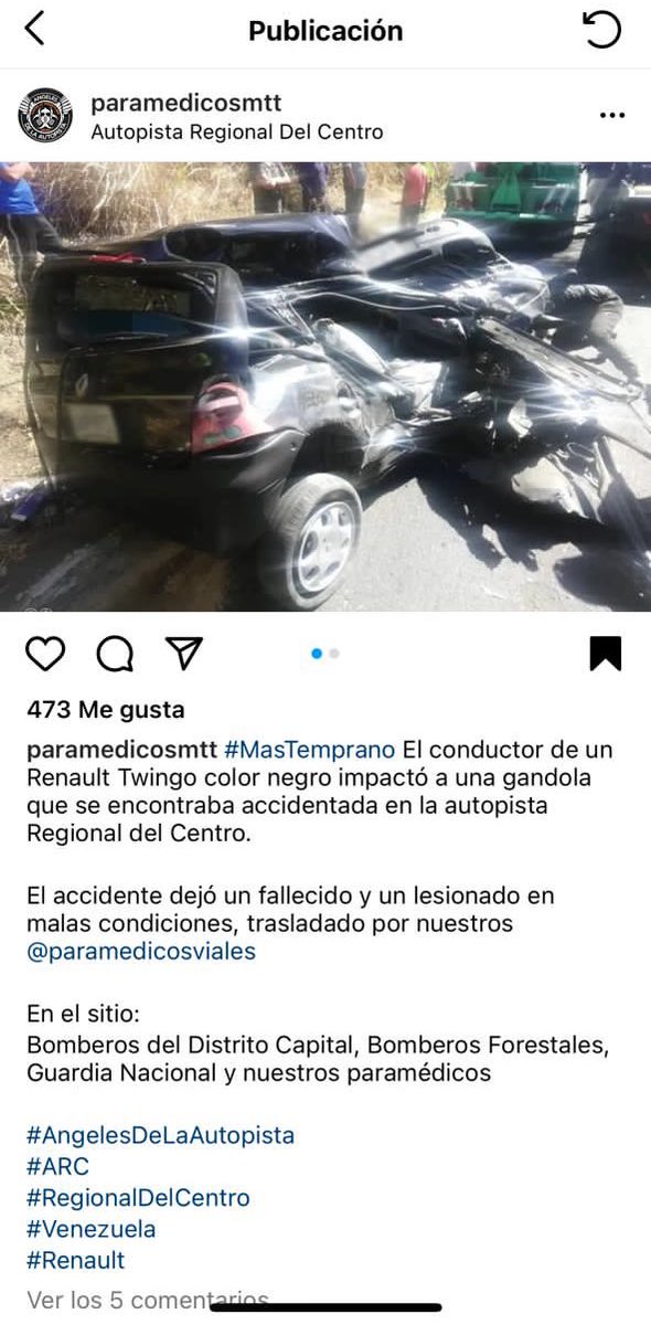 AlexaGomezDos's tweet photo. Leonel es médico cirujano y fue el único sobreviviente en el accidente de tazón esta tarde, donde murió su padre instantáneamente. Leonel se encuentra en terapia intensiva con traumatismo craneoencefálico. Su familia nos pide apoyo para este trance tan duro . GRACIAS 🙏🏼 https://t.co/AQdLrIMsRh
