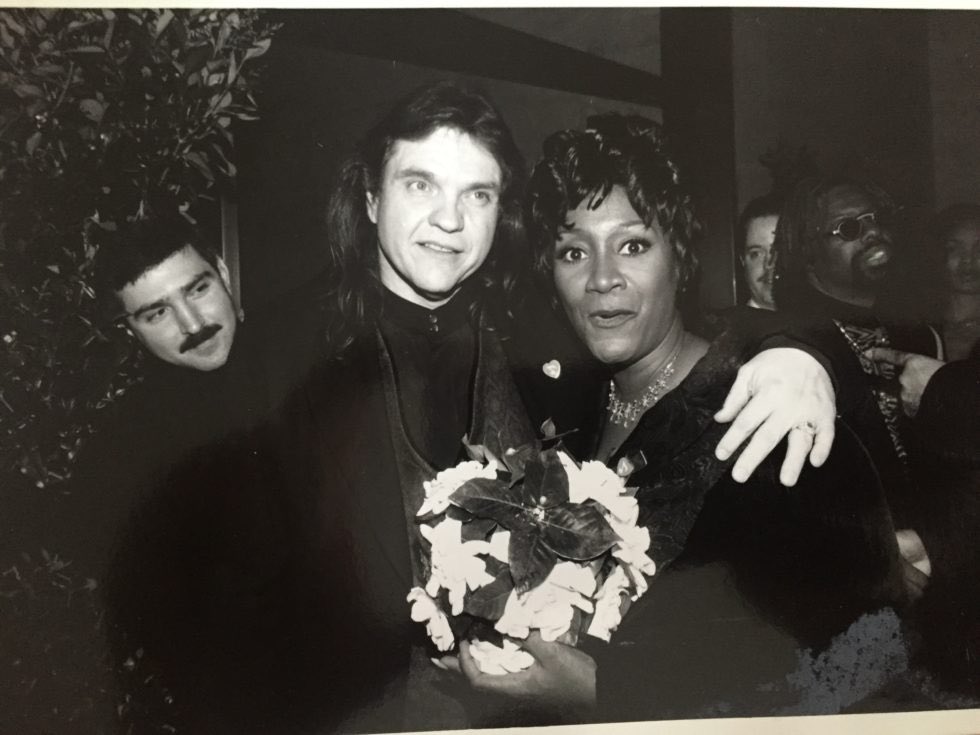 When Billy photobombed Meatloaf (and Patti LaBelle) at the Grammys party at the Four Seasons in NYC that year, neither one knew that January 21st would be their last day. #Meatloaf