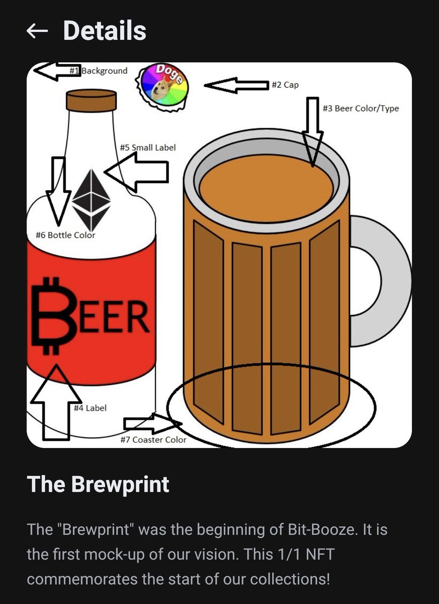 kaileykilloran1's tweet photo. 🔥🔥 HUGE thank you to @bit_booze 🔥🔥 Thankyou for this 1/1 NFT. Everyone go follow them for chances at a giveaway! 🍻 Go check them out #Giveaways #brewprint #bitbooze #Solana #NFTdrop https://t.co/wpnzOCxsdp