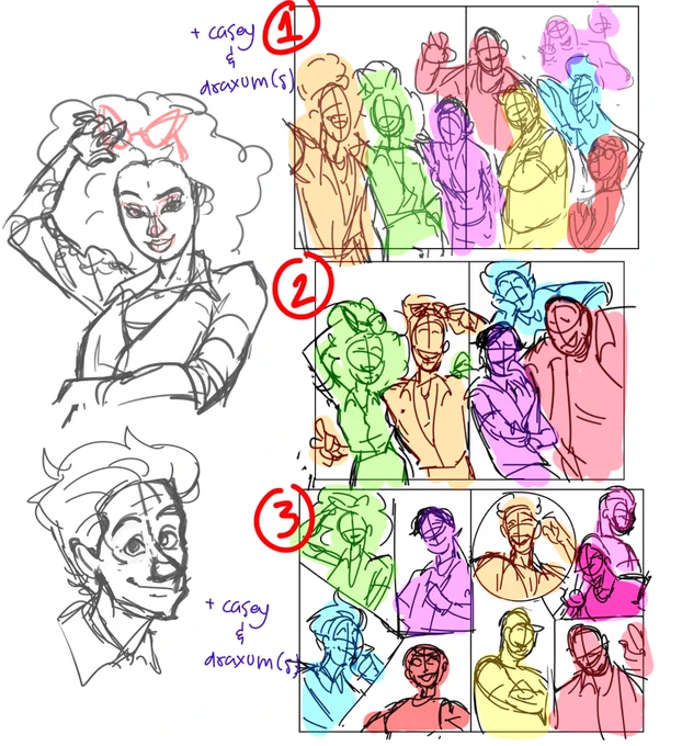 from left to right its Eric Bauza, Kat Graham, Brandon Mychal Smith, Josh Brener, Ben Schwartz, &amp; Omar Miller!

Earlier drafts that included Zelda Williams (casey) and both John Cena and Rodger Craig Smith (draxum) but even i knew i was pushing it considering my other pieces 😅 