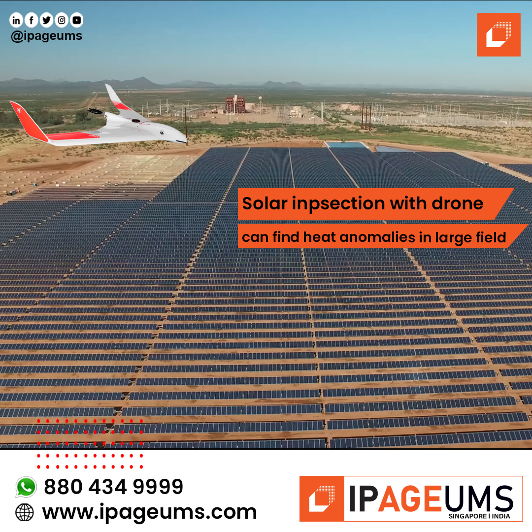 ipageumservices's tweet photo. Are you looking for a Drone Service in solar inspection?

We at IPAGEUMS provides #droneservices for #solar inspection#uav#drone

Visit us: https://t.co/P8aoB1kyz4

Reach us: Mobile: +91-8804349999

Brochure for more info: https://t.co/eCEWCWI9EP

Follow us @ipageumservices https://t.co/5kkPB2GY6d