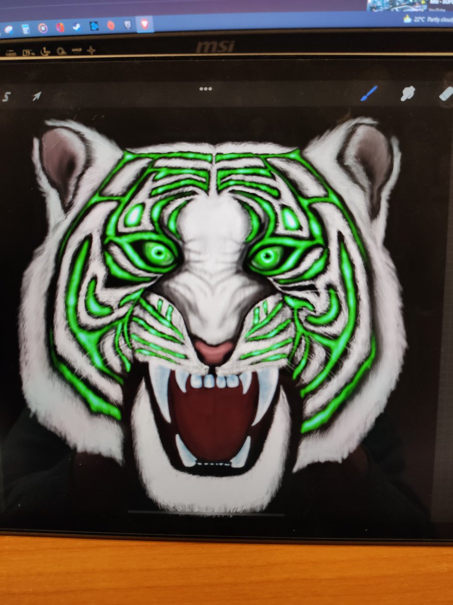 MonkeHomie's tweet photo. Psionic Tiger #ChineseNewYear #YearOfTheTiger https://t.co/BTj4TJ9cTQ