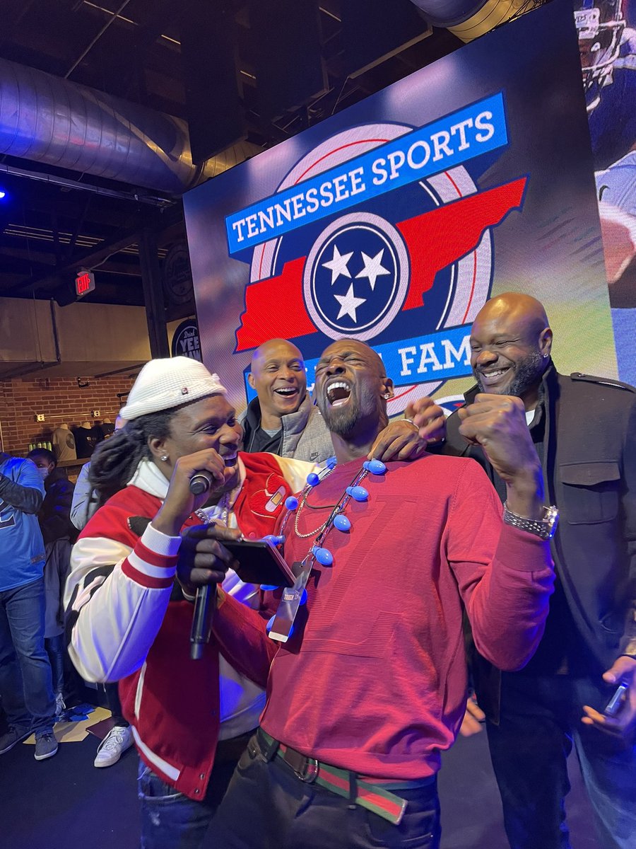 Safe to say, Kearse was excited to be named a 2022 Tennessee Sports Hall of Famer

#Titans