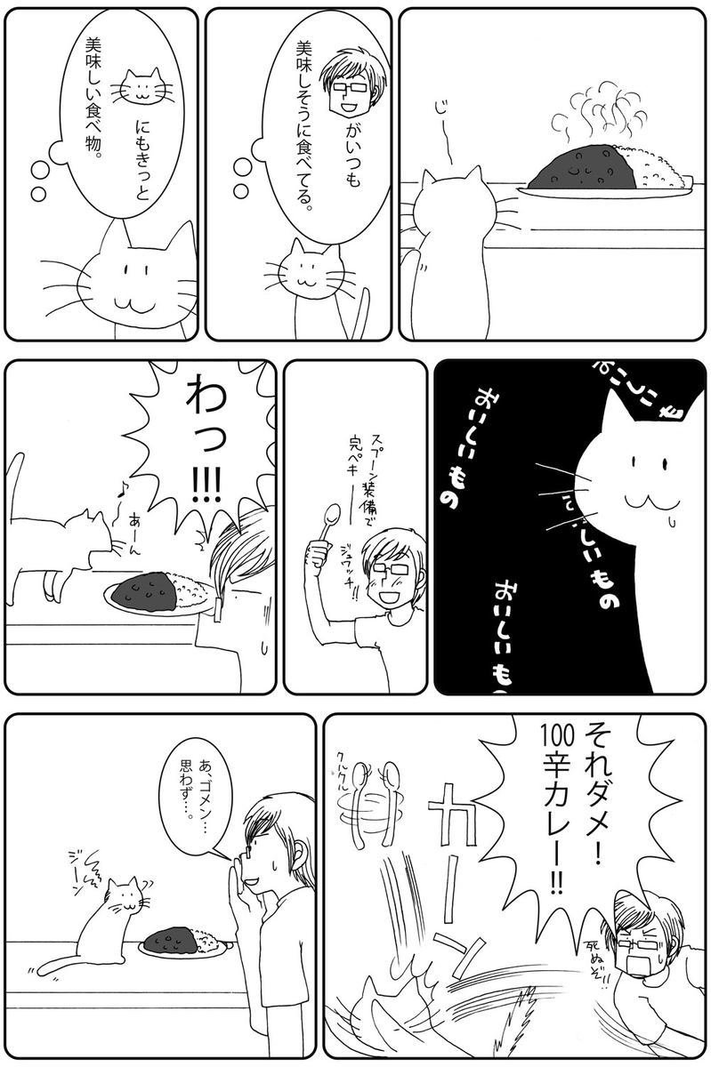 カレーの日なので過去作カレー漫画です。あなたはカレーライスを混ぜる派?混ぜない派?というお話です。 #カレーの日 #漫画が読めるハッシュタグ (1/3)