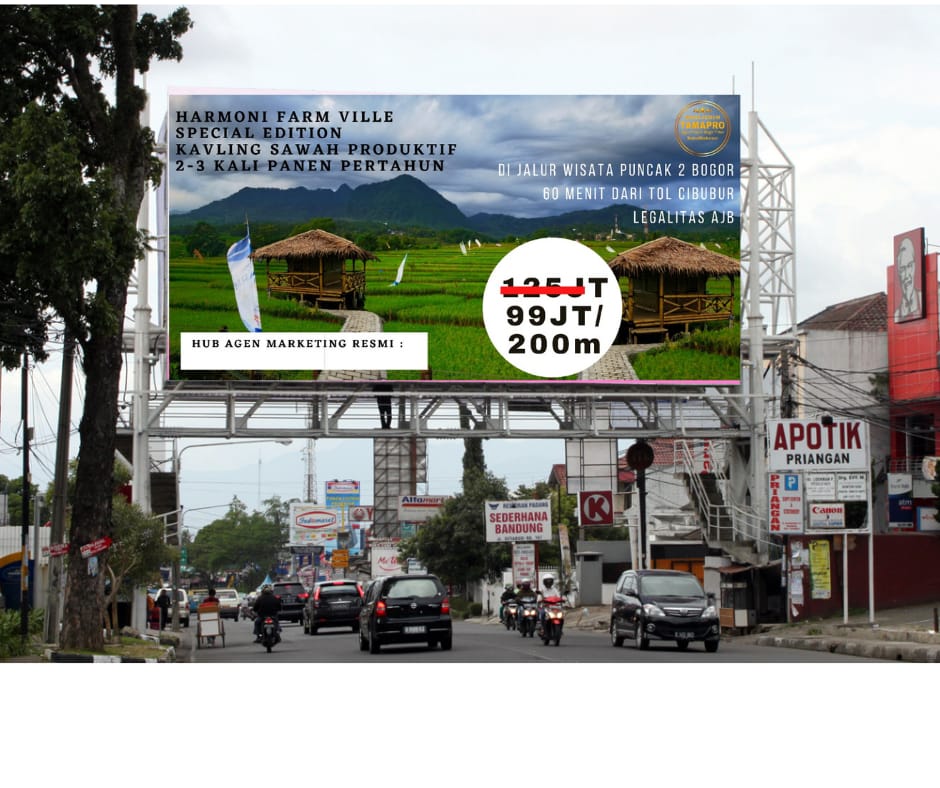 Di jual cepat tanah sawah produktif