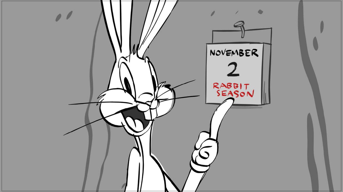 Some of my storyboard panels from Hideout Hare... 