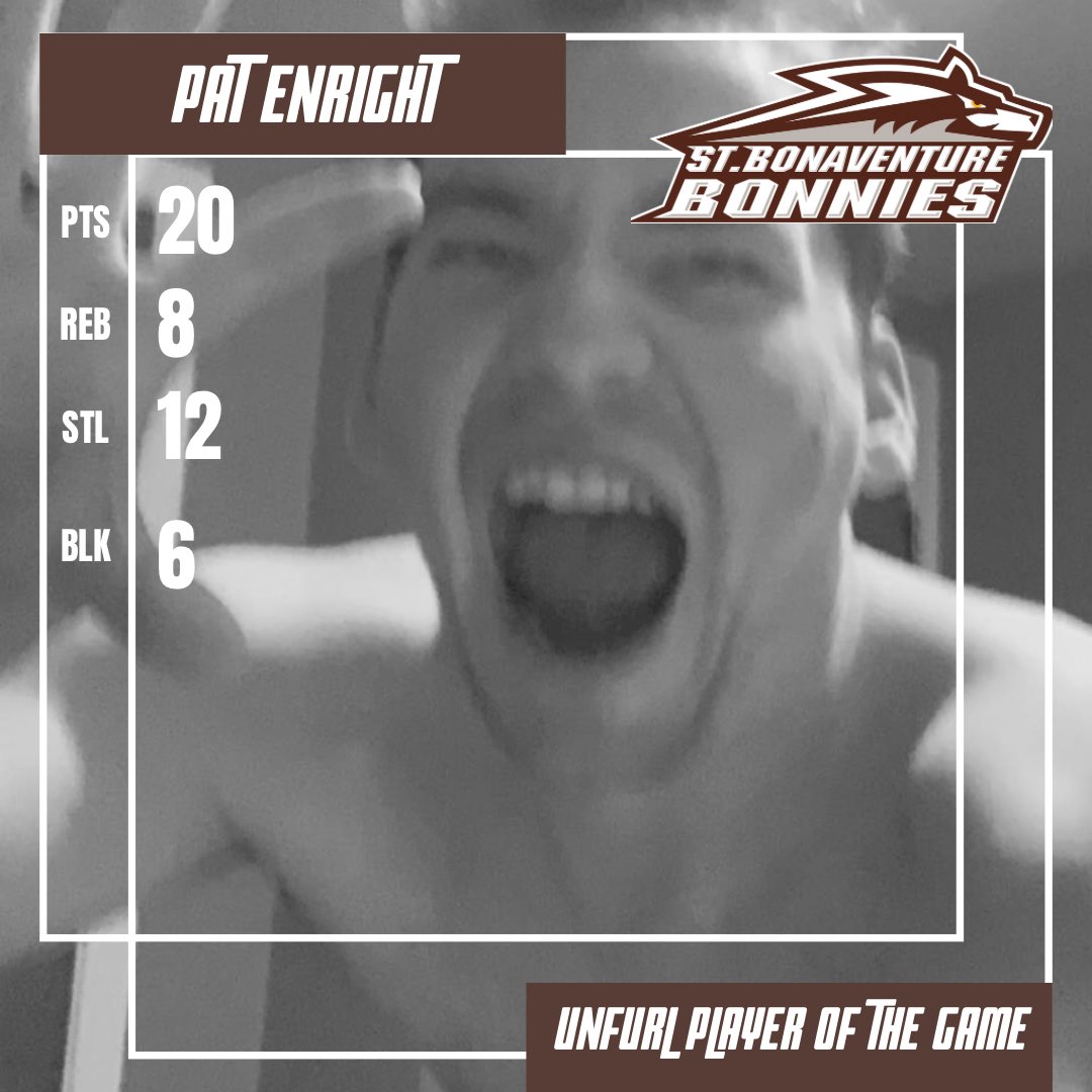 Patricktgiblin's tweet photo. 2nd Weekly Butler Classic Unfurl Player of The Game. #Flight33 congrats to @patrick2enrigh1 on a record-breaking performance. https://t.co/stE18CCVM5