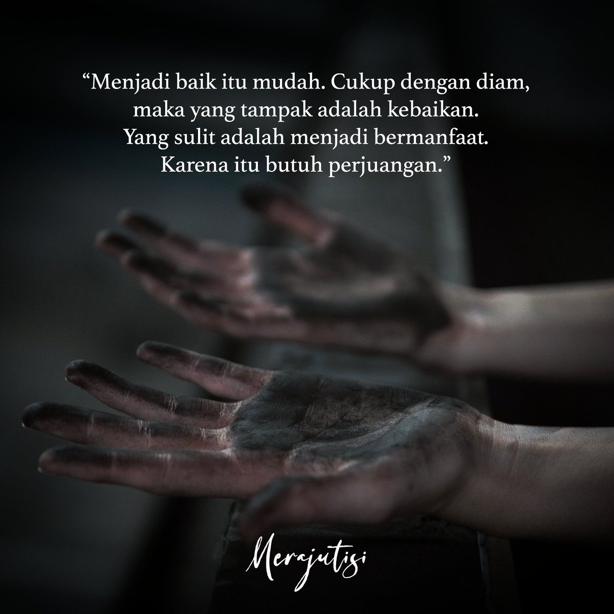 Semoga bermanfaat, mulailah dengan memperbaiki diri untuk menghargai kebaikan seseorang. #merajutisi