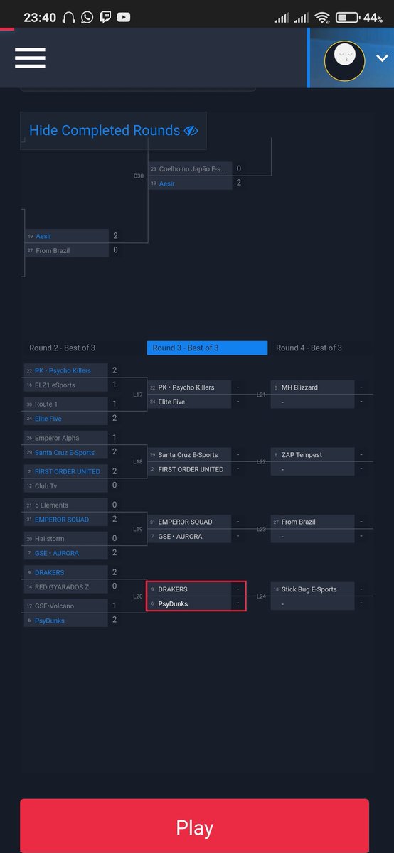 numberkivy's tweet photo. So vamo @ofcDrakers .... Perdemo na winners mas a losers vai da nois #godks https://t.co/ZjvZ7M6wrs