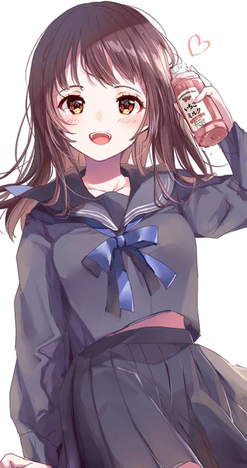 いちごミルク
 #これを見た人はセーラー服の画像を貼れ 
