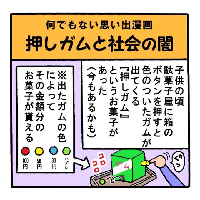 大人になって考えると、良くも悪くも駄菓子屋では色々な事を教わりました😅 