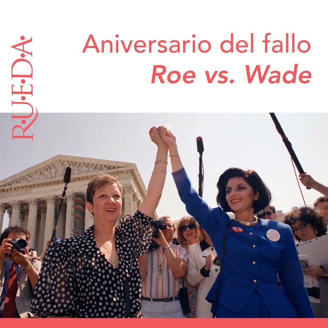 revistarueda's tweet photo. #Efemérides 📆 Se cumplen 49 años del emblemático fallo Roe Vs. Wade 🇺🇸, un decisorio clave en la historia del Derecho penal por la interpretación del acceso al aborto en la mujer norteamericana. https://t.co/2A9g5bR8jY