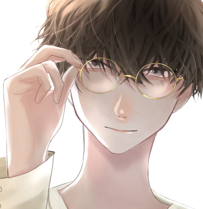 メガネ男子のtwitterイラスト検索結果