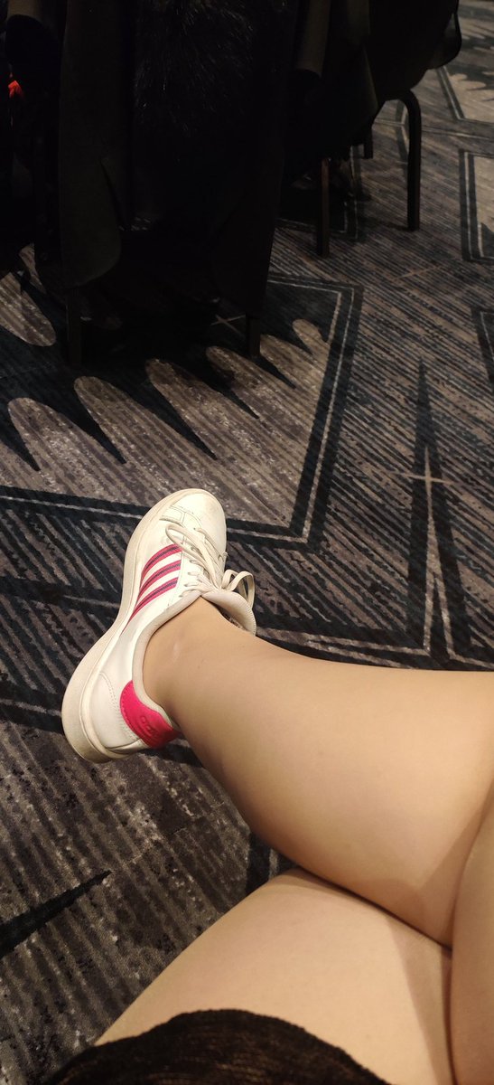 KrysWalker2's tweet photo. When you do so much running around at the gala that you just put you tennis shoes back onπ #sorrynotsorry #thathustle #justtresthings https://t.co/gVbQWOAnu0