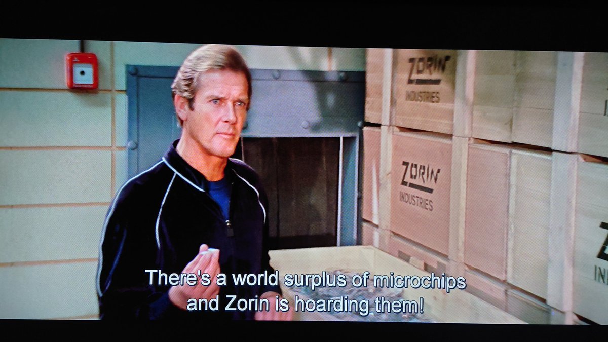 slightlyusedpsx's tweet image. Only if! #AViewToAKill #007 #RogerMoore #microchipshortage