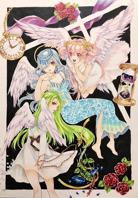 #一次創作絵師拡散フェス02   素敵な企画に参加させて頂きます(*'︶`*) デジタルやアナログではコピック、綺麗系の女の子をよく描いています 天使が好き、羽根が好き 着物やドレスも好き 自分の"好き"や"フェチ"を創作を通してたくさん発信していけたらと思います