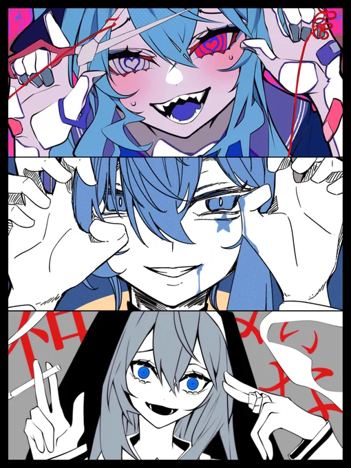 歌ってみた風すいちゃんまとめ☄️
「Vocaloid-ish Suisei Fanart」
#ほしまちぎゃらりー 
#illustration 