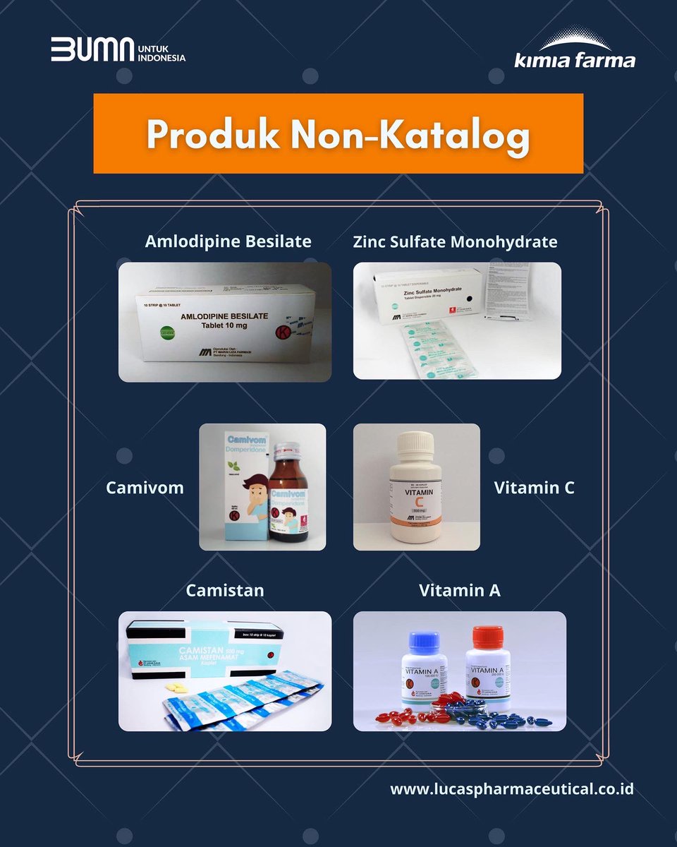 kimiafarmaind's tweet photo. Hai, Sahabat Kaef!
PT Lucas Djaja atau Lucas Group merupakan anak perusahaan dari PT Phapros Tbk (@PTPhapros) yang merupakan anak perusahaan dari PT Kimia Farma Tbk. Lucas Group juga berkembang di bidang farmasi.
#DiKimiaFarmaAja
#LucasGroup
(1/2) https://t.co/vW5O4jGlJ7