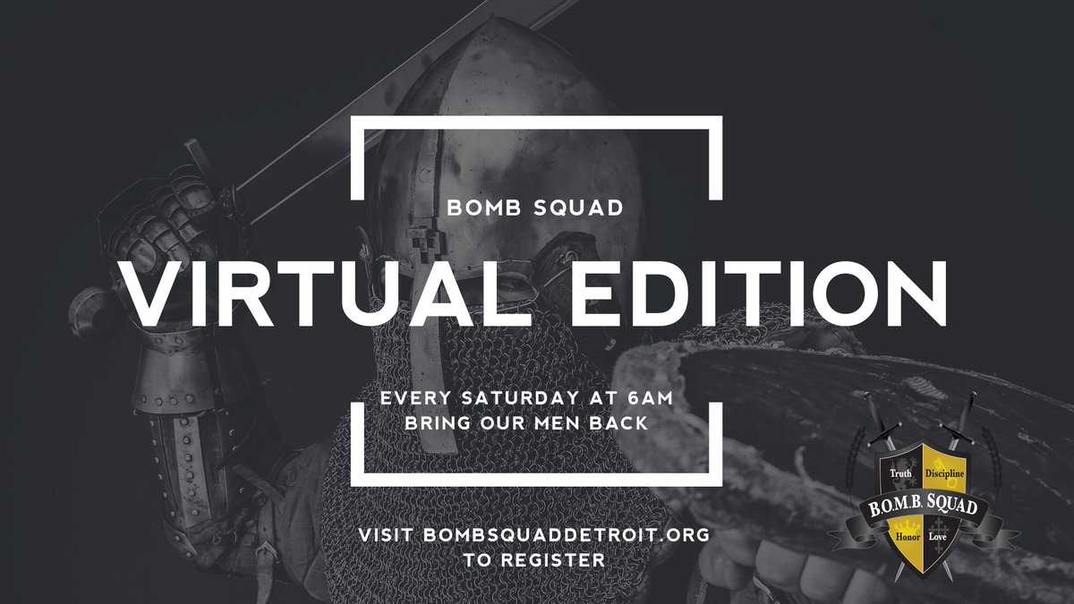 BOMBSquadDetro1's tweet photo. Men! It's not too late to join our first cohort of 2022! If you're looking to go deeper and discover who God says you are, visit https://t.co/MSyMROBkGr to register today! https://t.co/ym4jm62YIl