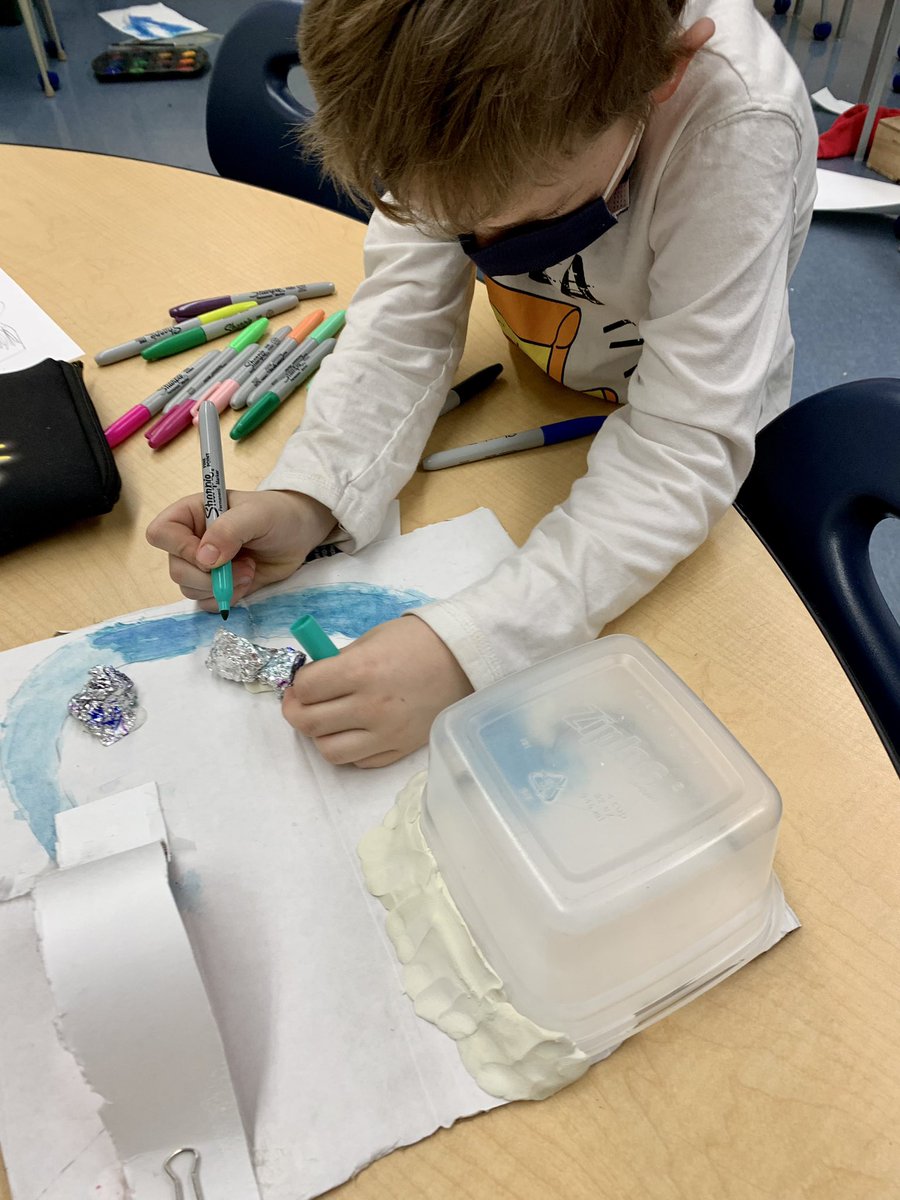 MrsBallinger1's tweet photo. What a great way to end the week! โค๏ธ Students weโre actively engaged in creative problem solving as they constructed magnetic mazes. How will your character move over, around and through setting elements? #CbeArea1 #science @SilverSpryycbe https://t.co/XFd2HIY937