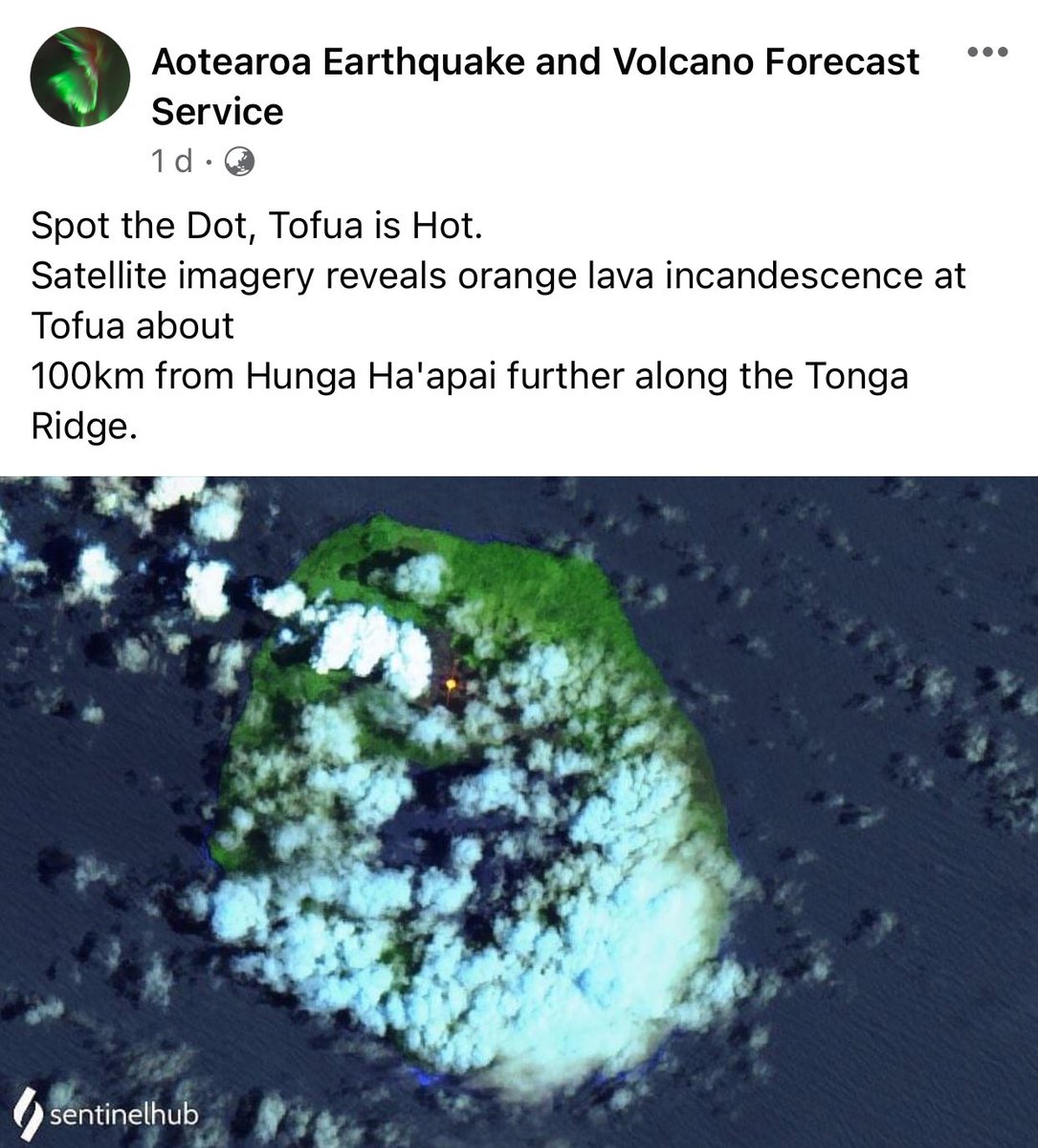 ColinLangilangi's tweet photo. This can't be true! Tofua has been a silent island for years, including my entire lifetime. 
#Tonga #Tofua #volcanoEruption https://t.co/BEdmtAfTLk