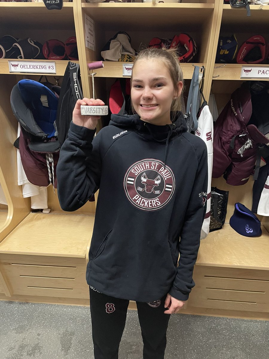 SSPGirlsHockey's tweet photo. SO ST PAUL 4
Mahtomedi 1

Congrats to Kylie Stengel with her 1st career varsity goal! Jeffrey w/ the win in net! 

A Senior Night win!! 

🚨Goal Summary🚨

Stengel (Felton, Johnson) 
Ramirez (Evazich, Pachl)
Vesper (Wincentsen, Stengel)
Ramirez (unassisted) https://t.co/0WDLN0kRRU