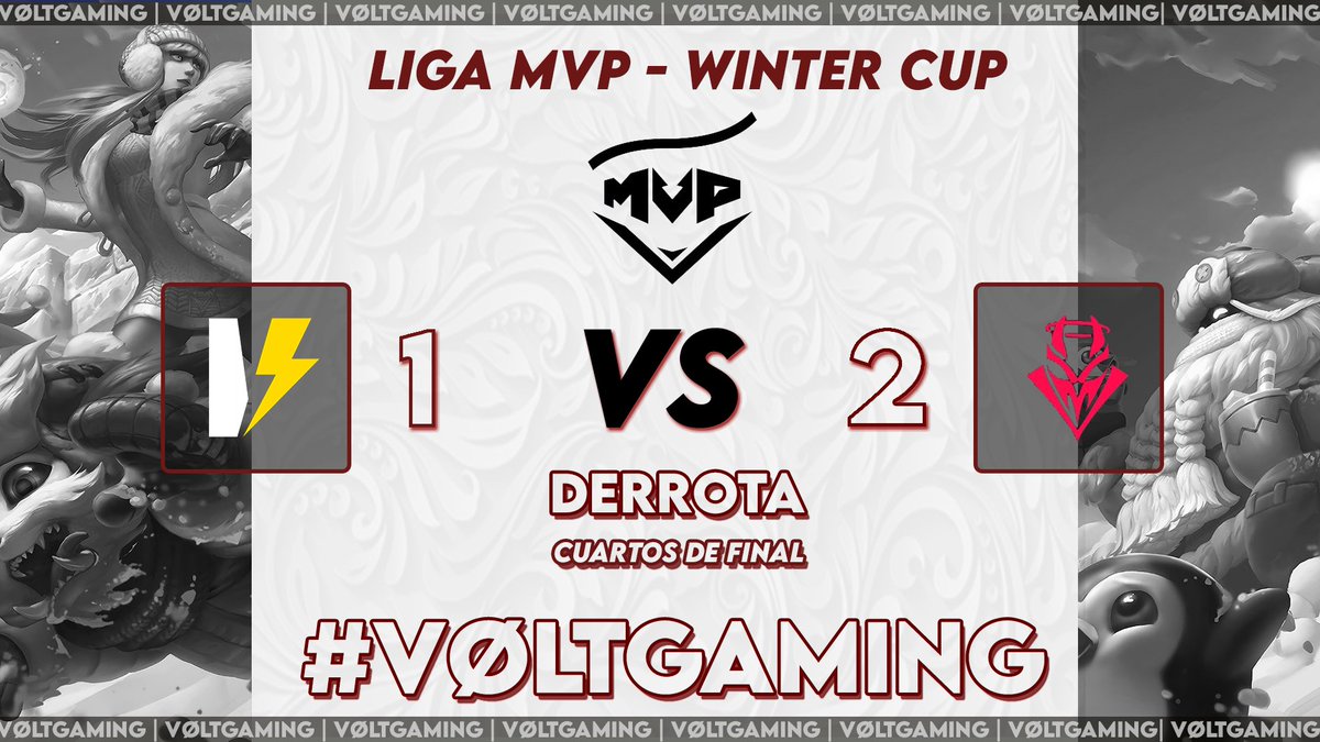 ¡DERROTA!
Nos despedimos de la Liga MVP luego de caer en cuartos de final en contra de Villians Esports, esto solo hará que nuestro VØLTAJE crezca aún más.

¡Gracias por todo su apoyo en stream!

#FEELTHEVØLTAGE #VØGWIN
