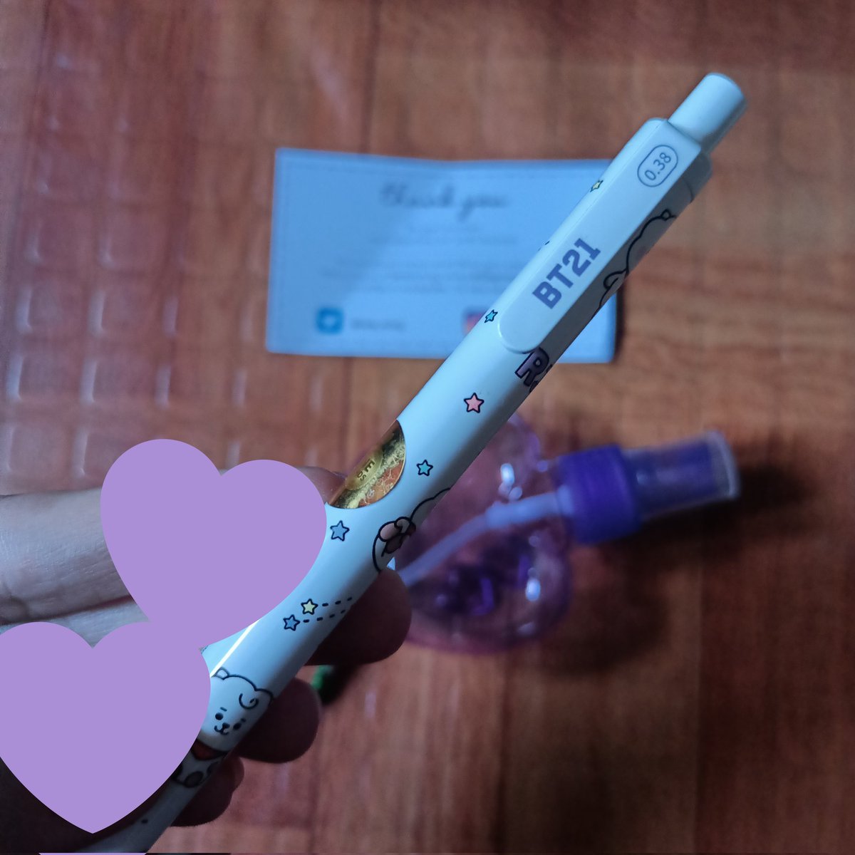 lcvbts's tweet photo. thank you so much po for the giveaway @shop_missj !! π super cute po ng bt21 pen π
#ShopMissJfeedbacks π€ https://t.co/L2WUAQ3Iav