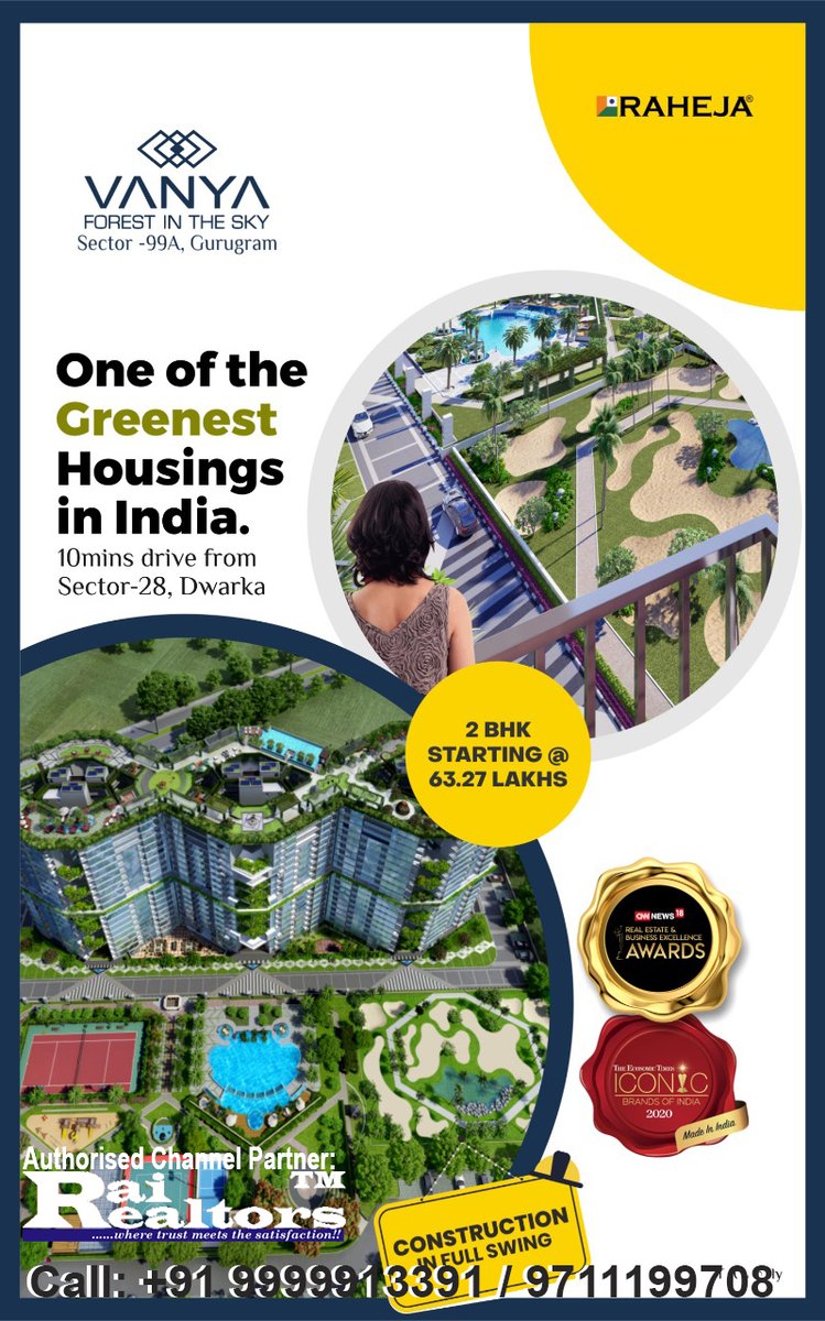 RahejaVanya's tweet photo. #2BHKHOMES #3BHKHOMES #4BHKHOMES with #NOEMISCHEME #BANKLOAN in #RAHEJAVANYA on #DWARKAEXPRESSWAY NOW with EXCLUSIVE BENEFITS ONLY for FEW #DWARKAEXPRESSWAYPROJECTS &amp; #DWARKAEXPRESSWAYHOMES by #RAHEJADEVELOPERS #HOMEBUYERS #REALESTATE More details on https://t.co/e0l3OEg4Do https://t.co/mBnQrx2lbI