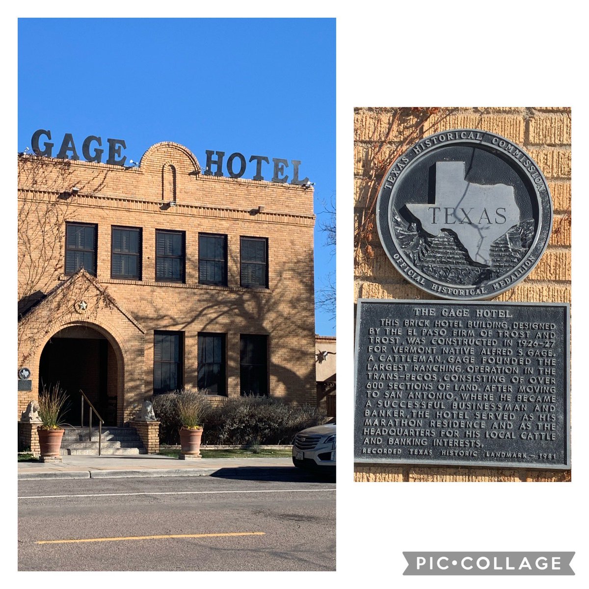 KSUWardog's tweet photo. @TracesofTexas @iowahawkblog @GageHotel @MarathonTxLib Had a great trip there last year! https://t.co/Z7iJ34l9Ov