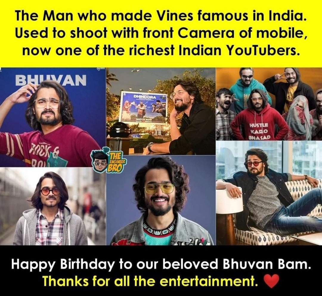 memecentral_teb's tweet photo. Happy Birthday @Bhuvan_Bam bhai ❤ https://t.co/SLQWajwQwR
