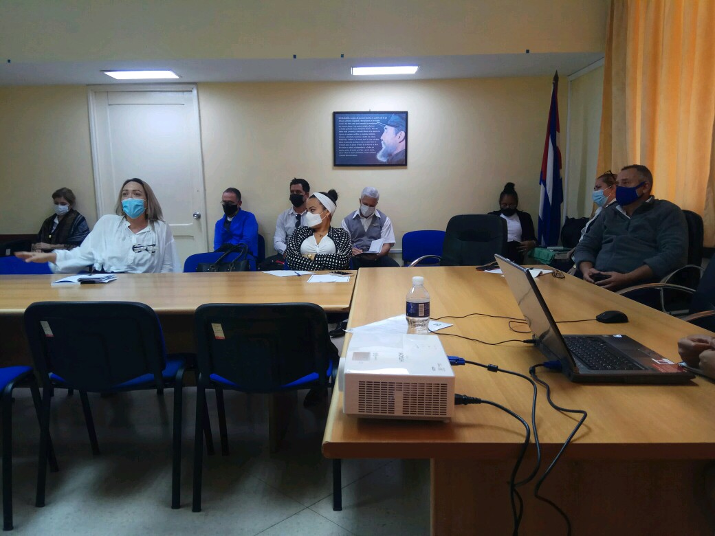 FturUh's tweet photo. El Grupo de Trabajo Científico Estudiantil LogiStur junto a su Profesor Principal el MSc. Rodolfo García Castellanos, participan en la capacitación para el diagnóstico del desempeño logístico de Palmarés Centro.
#SomosFTUR #GTCE #LogiStur
@PalmaresCuba https://t.co/7Kag20kwjl