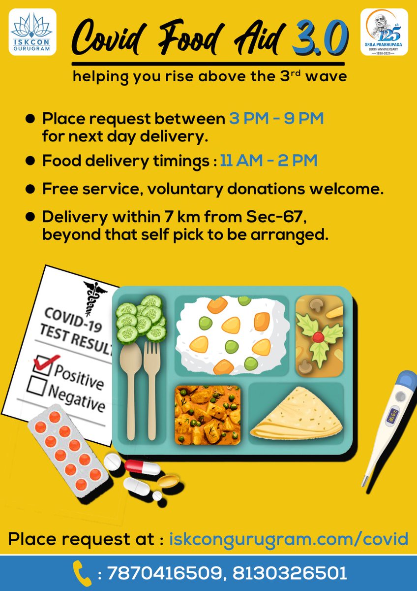 DasRambhadra's tweet photo. Launched Covid Food Aid 3.0, to help Gurugram residents rise above Covid 3rd wave. Please share with anyone in need.
@DC_Gurugram @TOIGurgaon @HTGurgaon @cmohry https://t.co/y3ameXiwks