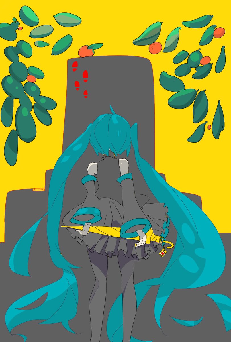 初音ミク 「私はボカロちゃんに看取られるためなら長生きするんだよ…できるだけ長い時間ボカロち」|かまだ@お絵描きダイエッターのイラスト