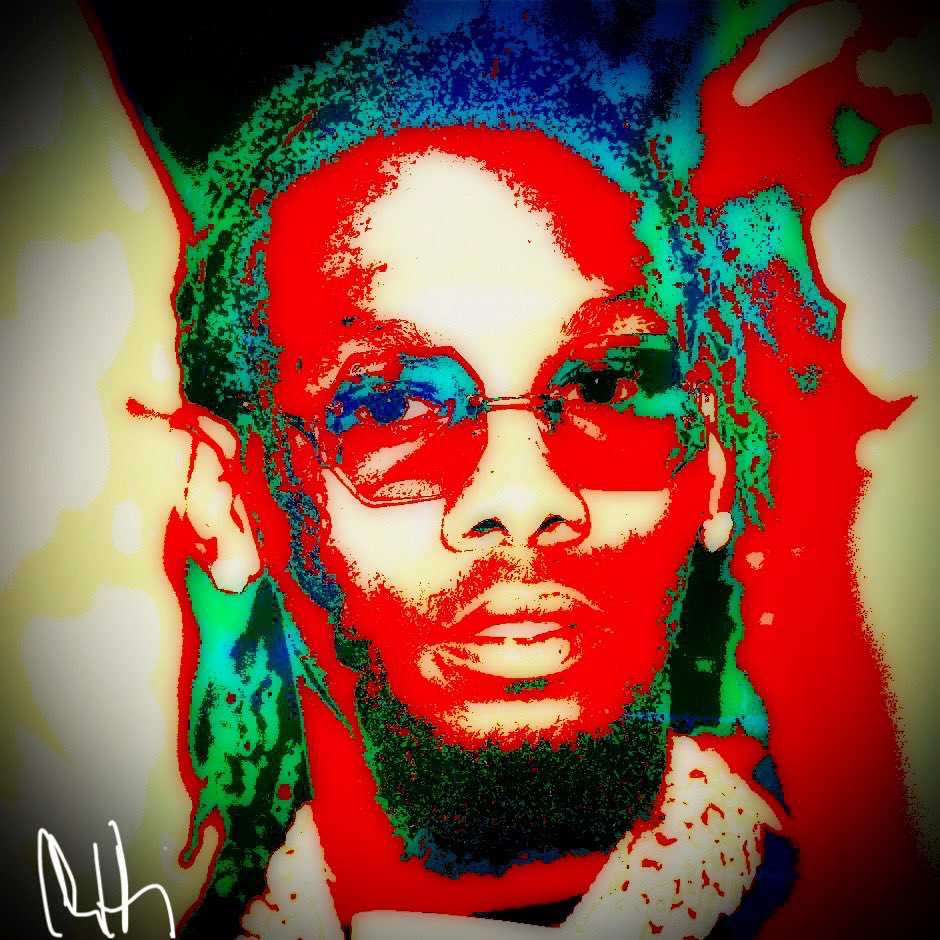 adrianialex1's tweet photo. @OffsetYRN NFT inspired by @OffsetYRN @iamcardib Wishing you nothing but success this new year! #music #success #powercouple #art #musicproducer #nftart #NFT #icon #entertainment #cryptoart #celebrity #hollywood #fashion #legend @opensea @Coinbase_NFT https://t.co/1IhKI0QNKd