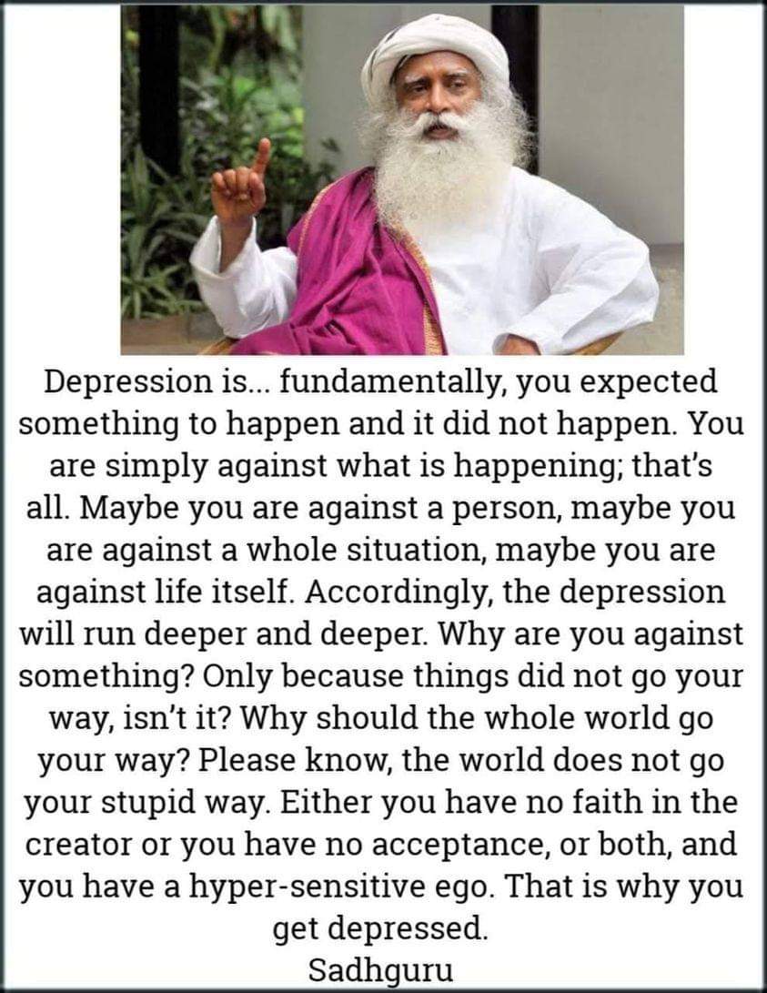 PoojaPriyam_'s tweet photo. I am appalled by religious gurus like this one spreading misinformation repeatedly about #mentalhealth &amp; #mentalillness. Spirituality &amp; faith do often solace to some survivors &amp; caregivers in recovery &amp; resilience in all tough times but let's stop this condescending nonsense! https://t.co/h7Xm4DCATd