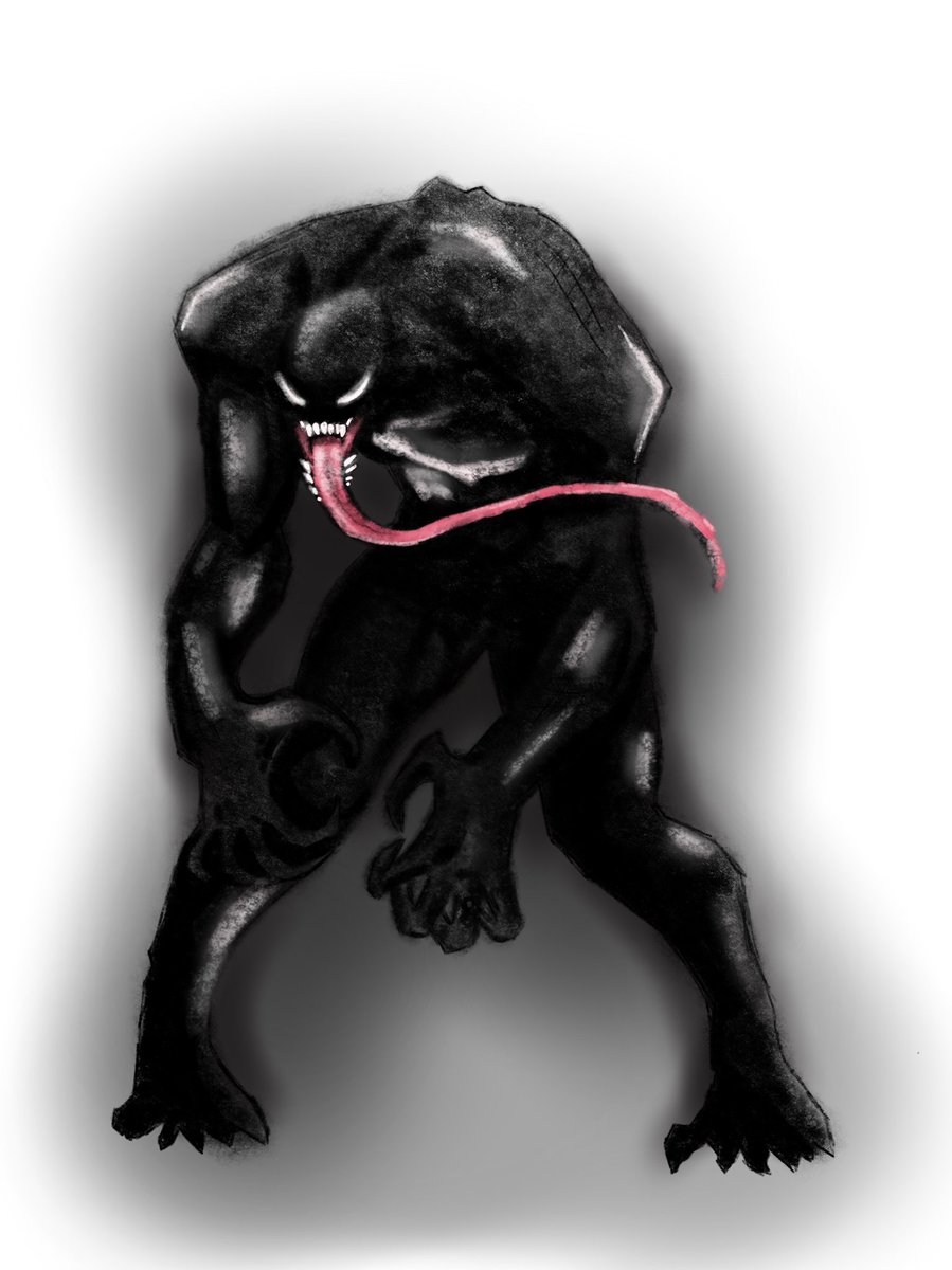 wagmi_off's tweet photo. Venom 

#charcoal #procreate #Venom https://t.co/WOO64BFYOE