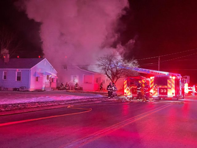 #DEVELOPING: No details are being released yet regarding a fire that happened at a home in #RockIsland shortly before 8:30 p.m. Friday, where smoke could be seen for blocks. More information on the cause and whether anyone was hurt will be provided when available. #Illinois