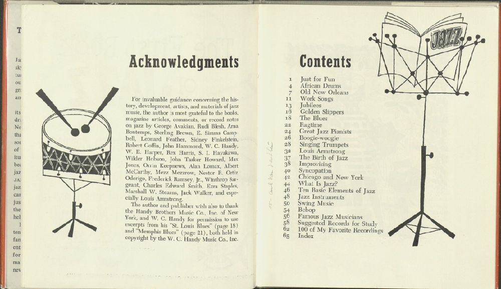 BeineckeLibrary's tweet photo. The first book of jazz / by Langston Hughes ; pictures by Cliff Roberts ; music selected by David Martin. 1955
More: https://t.co/edDf5CrTpJ https://t.co/QZ5sAw8Hxe