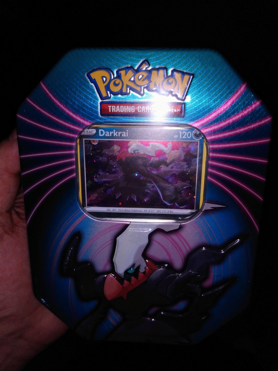 all_nostalgic's tweet photo. Went to Walgreens &amp; found some nice stuff. Saw the 
full set of The Glow In The Dark Nightmare Before Christmas Domez so I got them all. Also got a Darkrai Tin.
#90sKid #Nostalgia #Childhood #Pokemon #TCG #TimBurton #Disney #NightmareBeforeChristmas #Domez https://t.co/hoST3FHA0F