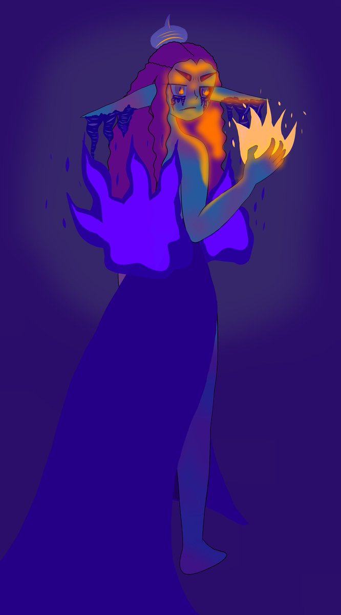 KBamArt832's tweet photo. Recently drew my #DnD character if she had a #villain arc.

#drawing #art #ArtistOnTwitter #character #digitalart #dungeonsanddragons #DnDcharacter #elf #elfgirl #eladrin #fire #magic https://t.co/afwiF7eb7b