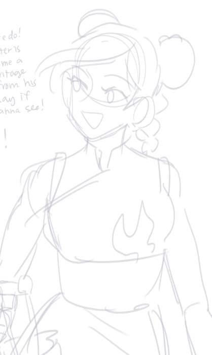 the sketch                               the line art 
