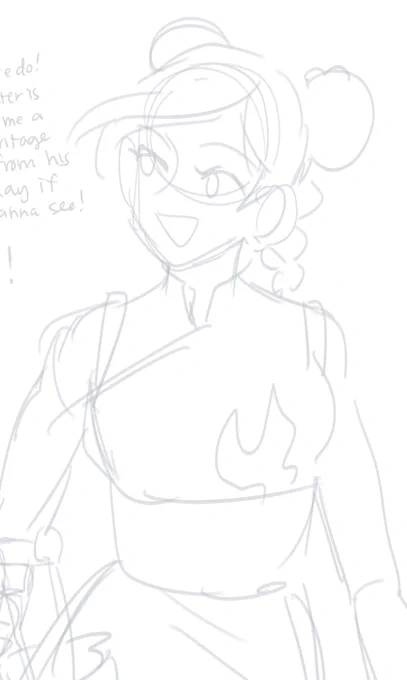 the sketch                               the line art 