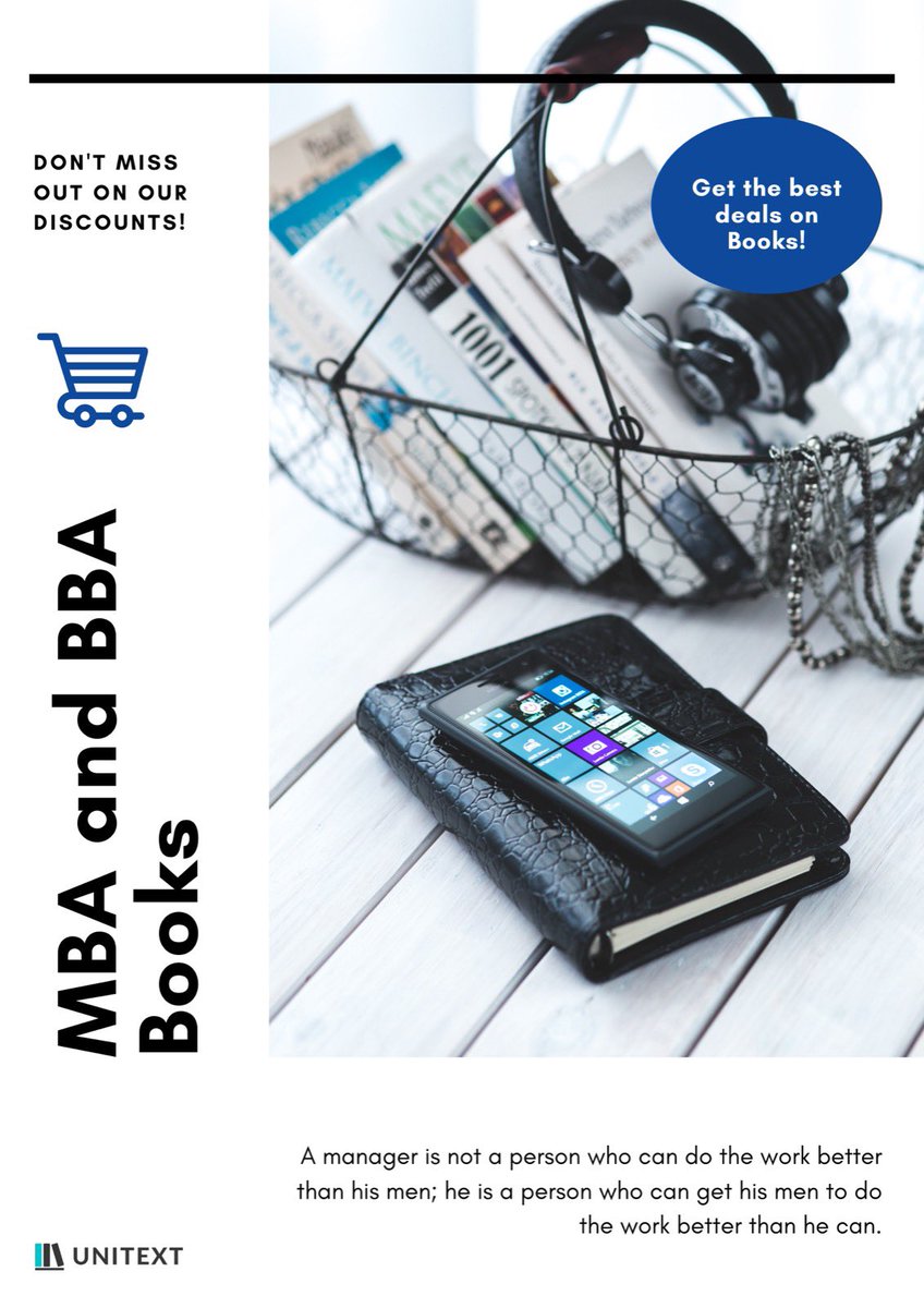 theunitext's tweet photo. Buy MBA and BBA books of various publications at great discounts and get them delivered at your doorstep with all the safety precautions🙂

 #unitext #study #commerce #bookstore #book #education #Pune #Students #India #education #Mumbai #BBA #MBA #Management #education https://t.co/xFE86Vj0vi